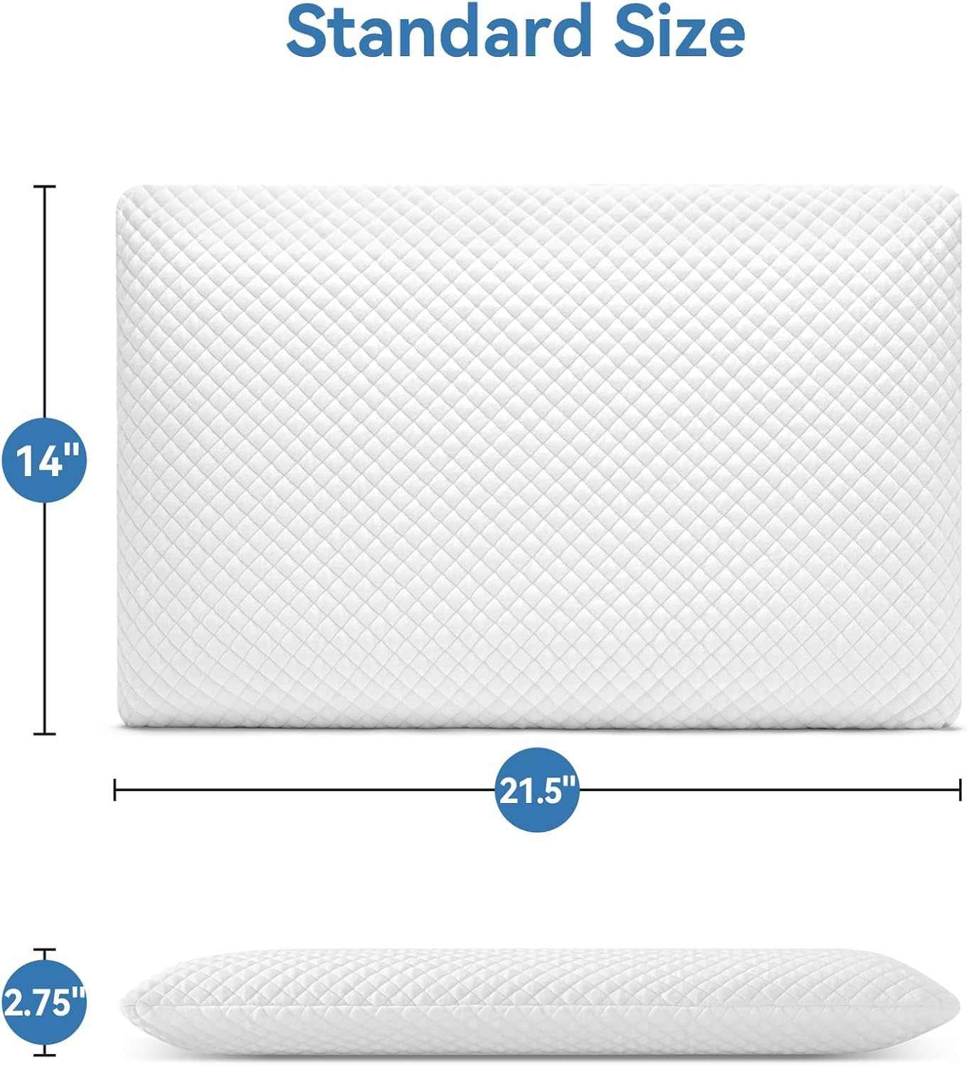 fitmat memory foam pillow