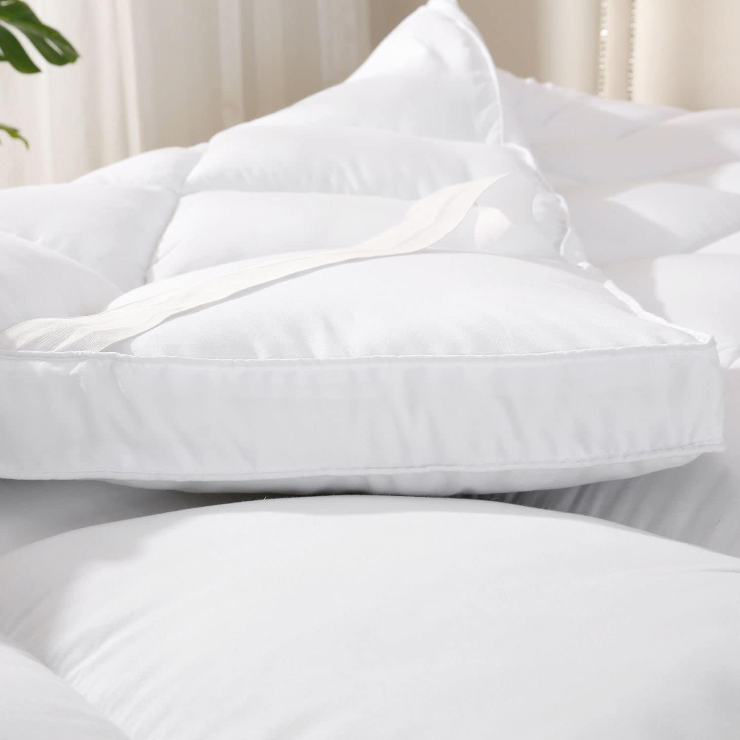 microfiber topper installation elastics