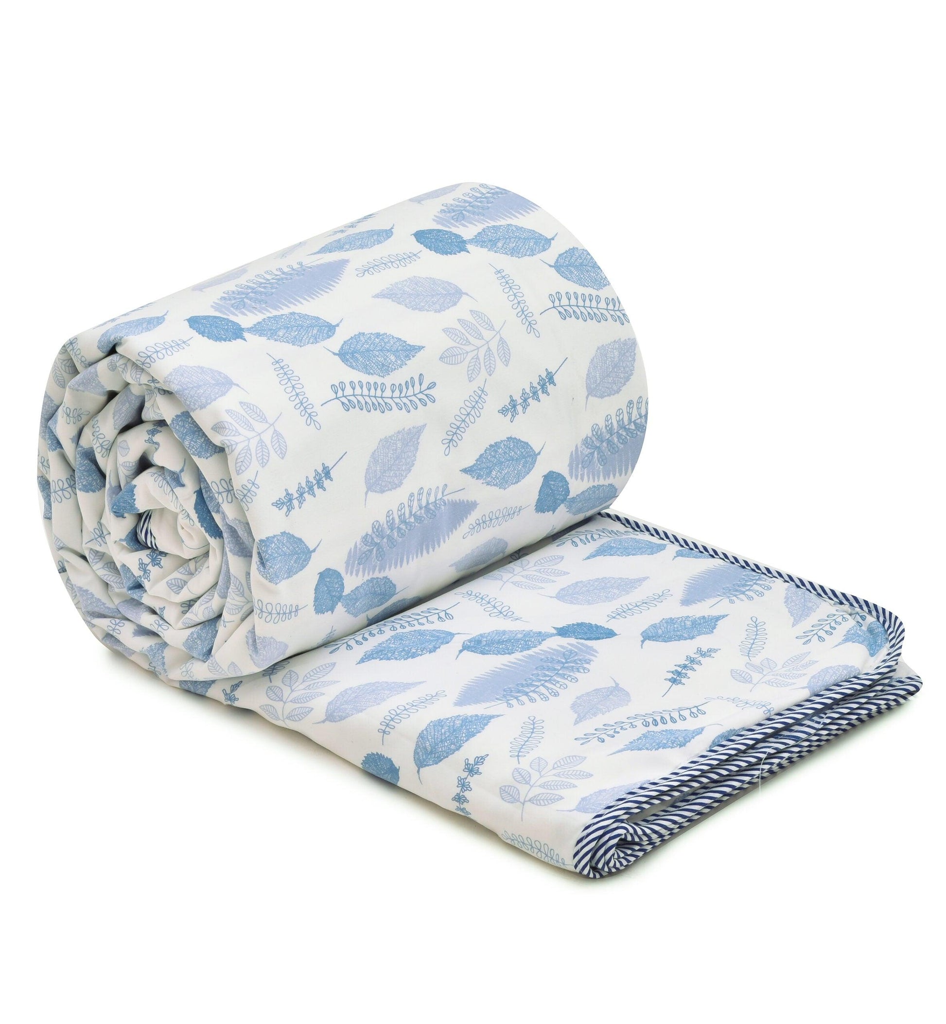 blue leaves pattern dohar