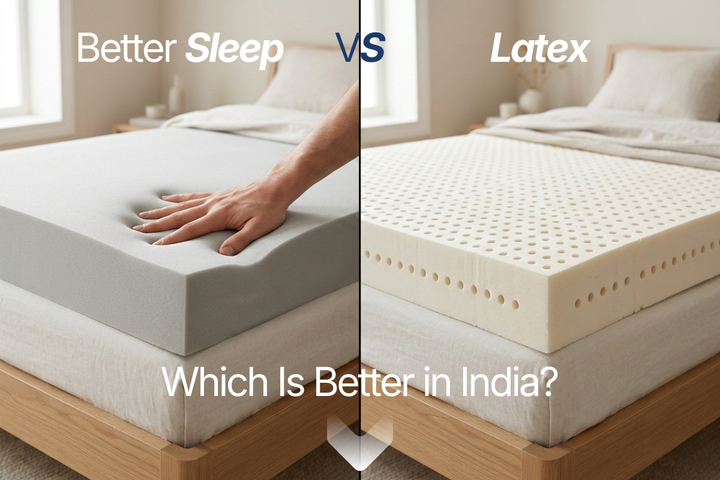 Memory Foam vs Latex - Which Is Better in India?