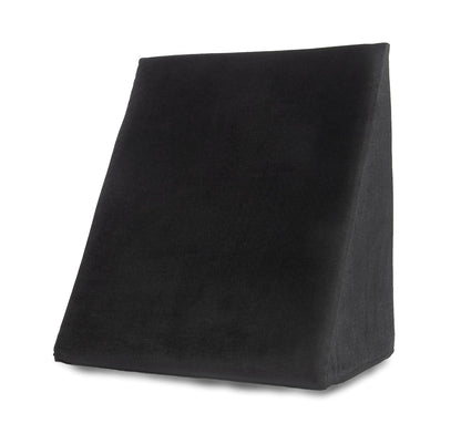FITMAT Wedge Memory Foam Pillow | Anti Allergen Resillience Foam | Back Support Pillow, Acid Reflux Pillows, Leg Pillows, Maternity Pillow, Anti Snoring Black 18 * 18 * 11