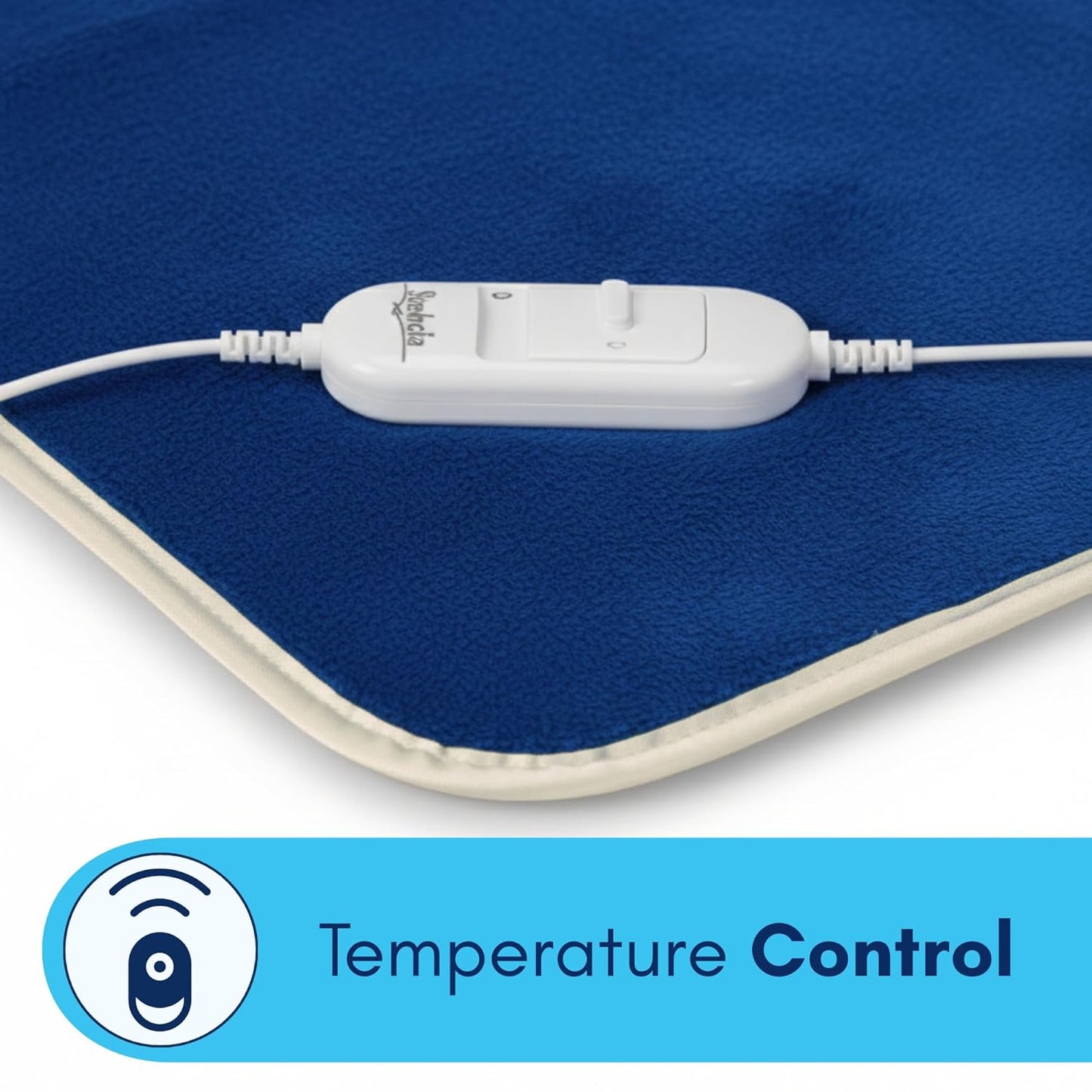 FITMAT electric blanket for single bed with fast heating and auto shut-off