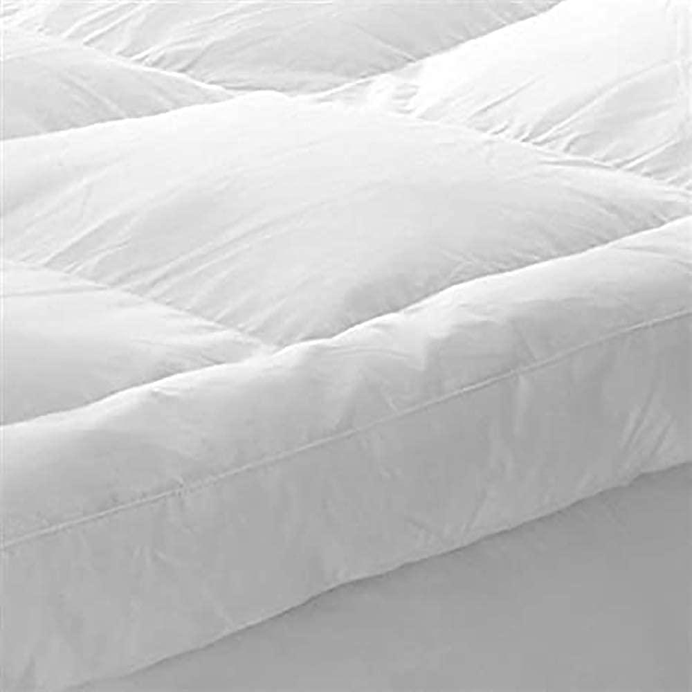 microfiber mattress topper closeup