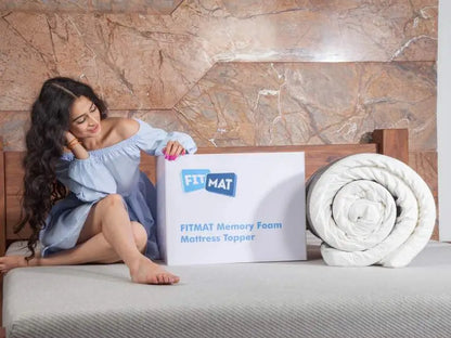 memory foam mattress topper packaging