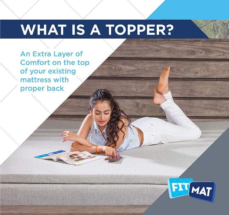 memory foam mattress topper details