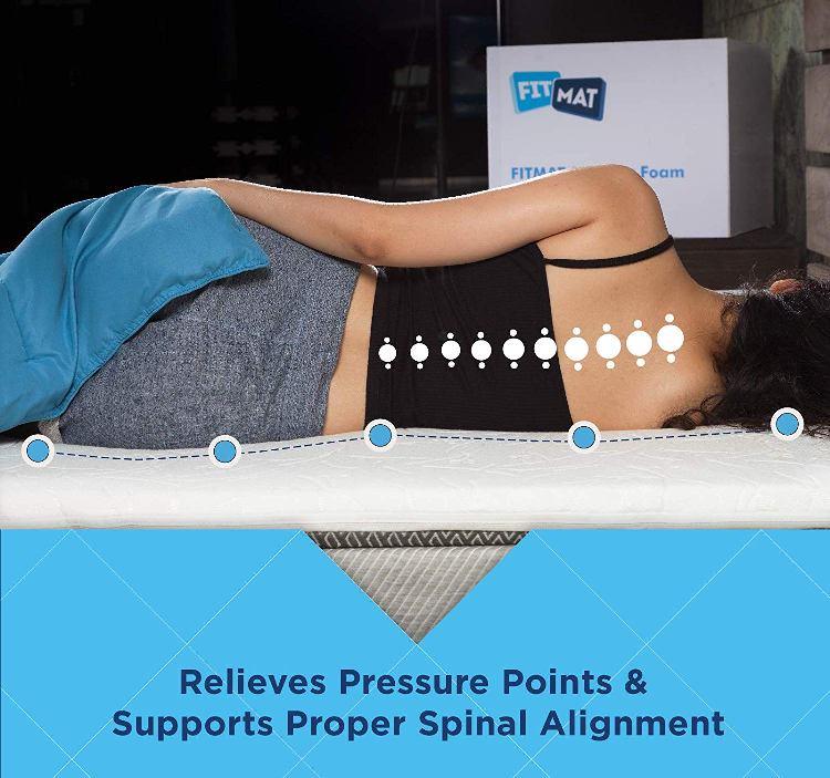 memory foam spinal allignment